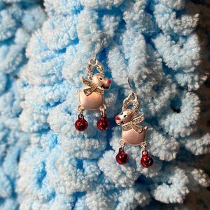 NWOT REINDEER EARRINGS DANGLE